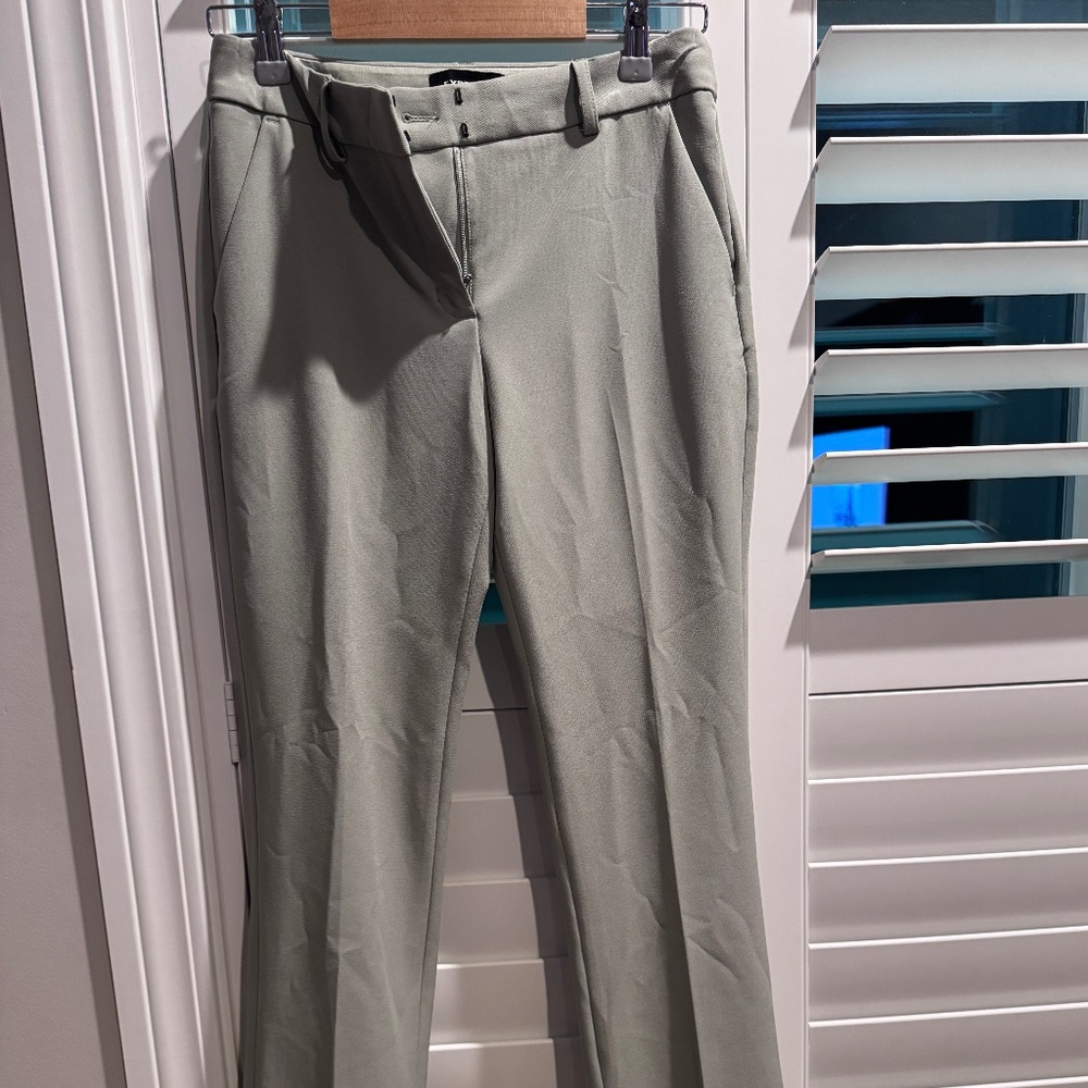 Express Supersoft Twill Mid Rise Pants - 4S